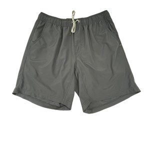 Like New Men's Vuori Kore Lined Charcoal Athletic Shorts - Large